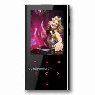 Mp3 Player 2.4 Inch Color Lcd - 4 Gb Flash Memory FM Touch Pad Control