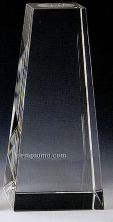 Large Clear Tower Base W/ Concave Top For Ball