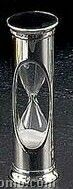 Silver Plated 3 Minute Sand Timer