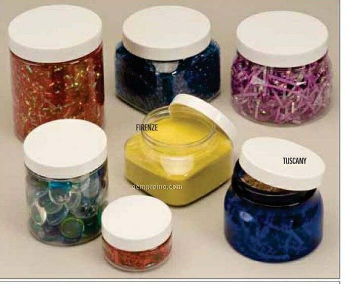 3-1/2"X1-3/4" Clear Pet Plastic Wide Mouth Round Jar