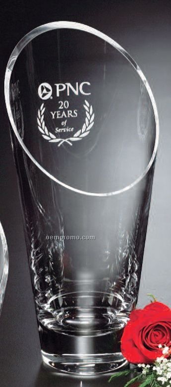 Crystal Westcott Vase Award (11 1/2")