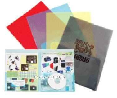 Twin Pocket Folder With CD Holder (Opaque)