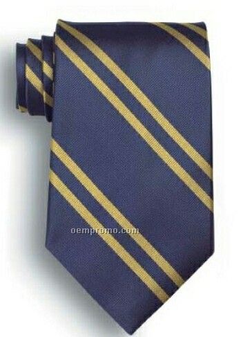Wolfmark Marist Signature Stripes Polyester Tie