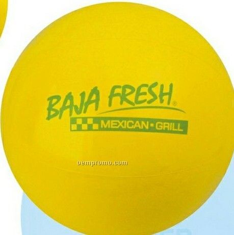 36" Inflatable Solid Yellow Beach Ball