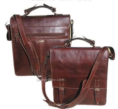 Mahogany Hampton Leather Workbag