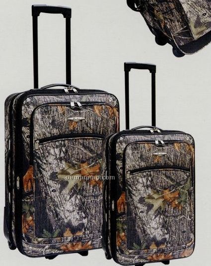 Mossy Oak 2 Piece Upright Luggage