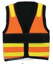 Neoprene Safety Vest Stubby Cooler (15 Day Service)