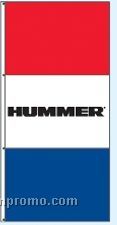 Double Face Dealer Interceptor Drape Flags - Hummer