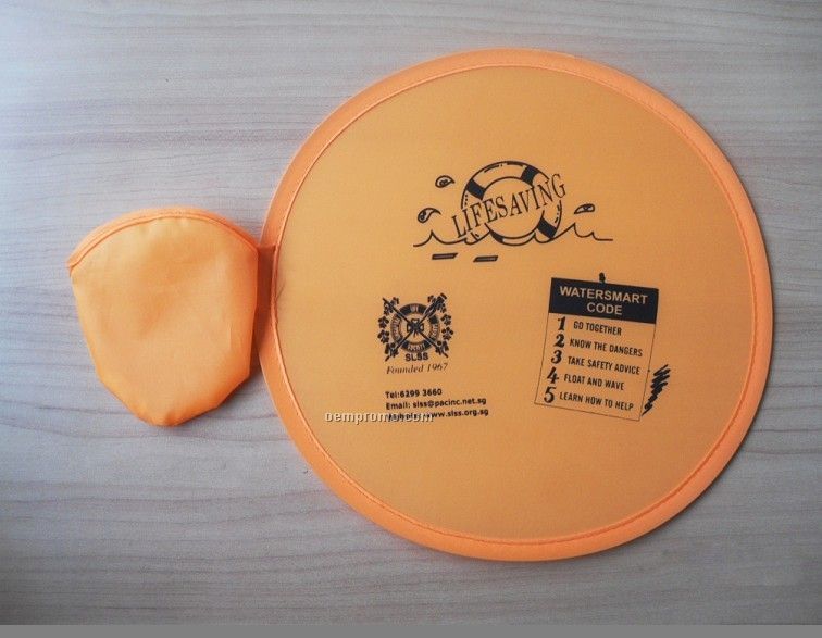 Foldable Nylon Flying Disc