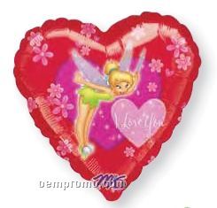 18" Tinkerbell Heart Balloon