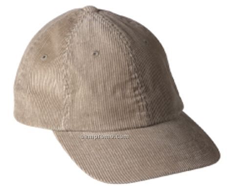 Bio-washed Unconstructed Corduroy Cap (One Size Fits Most)