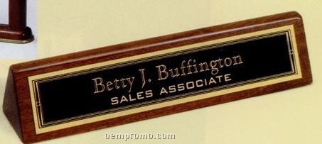 Contemporary Series Desk 2 1/2"X9 1/2" Nameplate