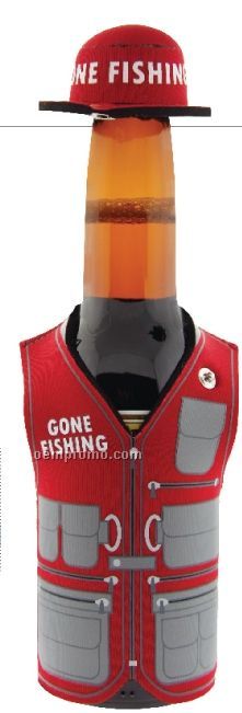 Gone Fishing Stubby Cooler (15 Day Service)