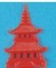 Pagoda Charm Stix Stock Drink Stirrer - Blank (6")