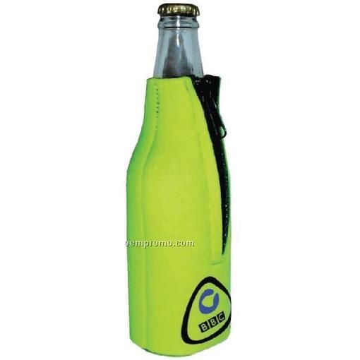 Premium Collapsible Foam Bottle Insulators W/ Zipper