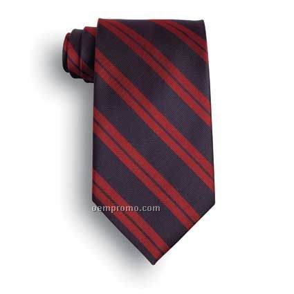 Wolfmark Hampshire Signature Stripes Polyester Tie