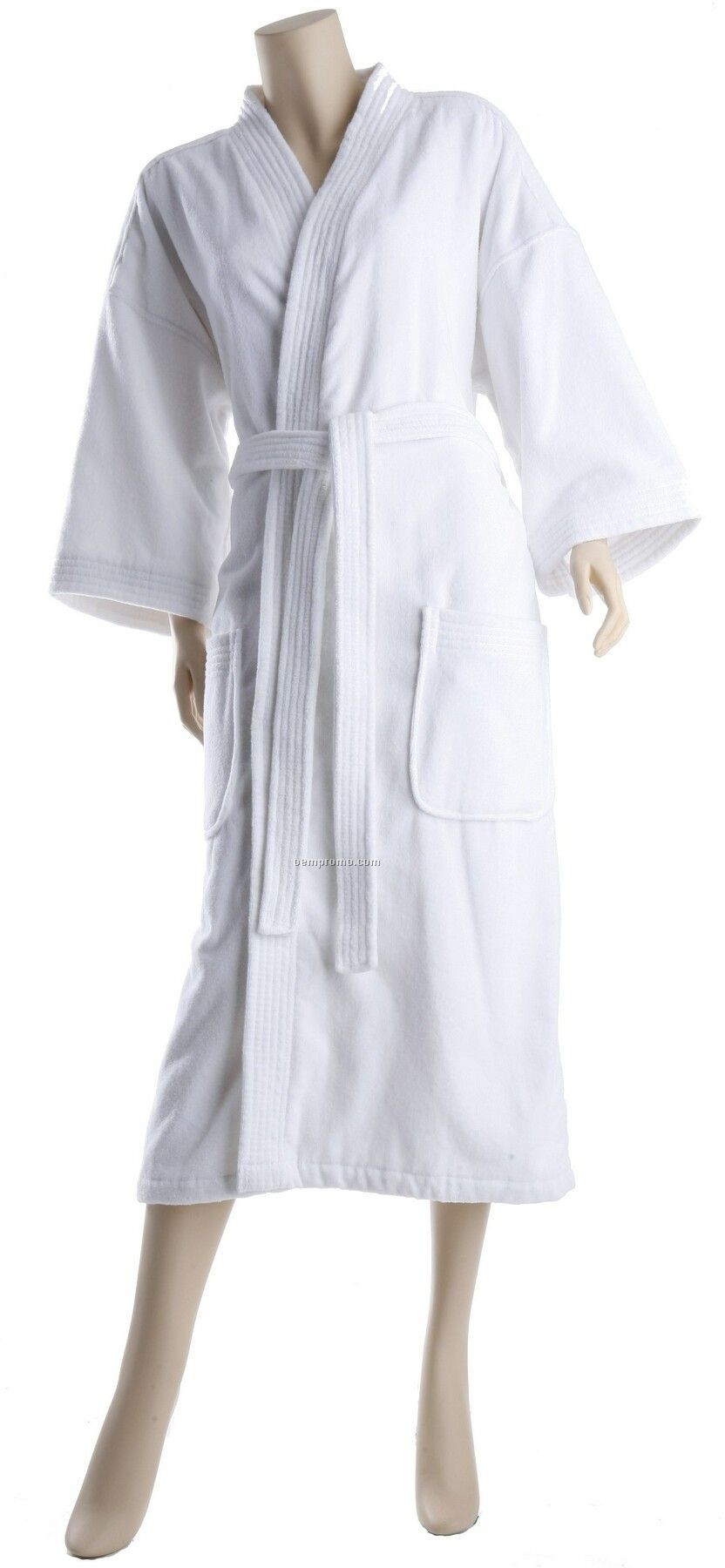 48" Price Point Basic Velour Kimono Robe (Made In China)