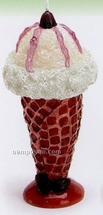 Stock Ice Cream Cone Candle