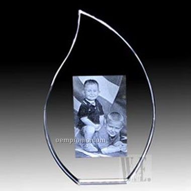 Tear Drop Crystal Trophy (Engrave)