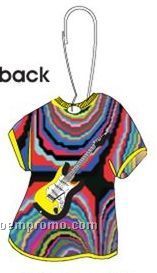 Electric Guitar T-shirt Zipper Pull