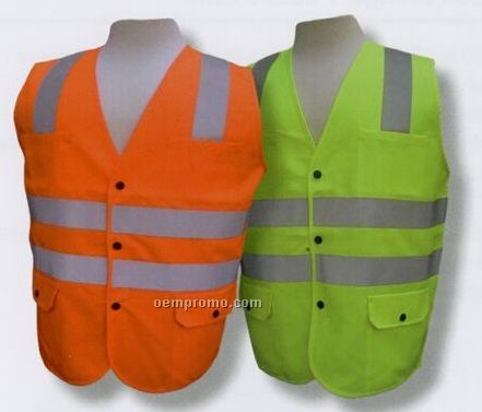 Ansi Class II Sold Front Vest