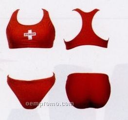 Female 2 Piece Swimsuit With Guard Screen (Sizes 30-40 - Even Only)