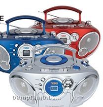 Naxa Portable CD AM/FM Stereo Radio Cassette Player/ Recorder