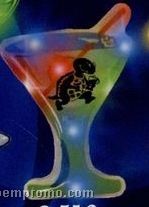 Stock Martini Glass LED Flashing Blinkies