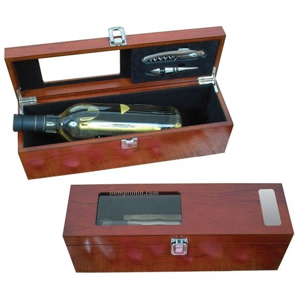 Two Piece Rosewood Wine Kit (Printed)
