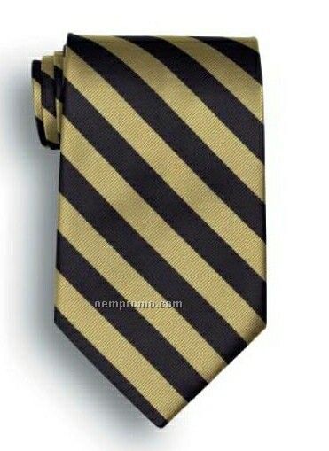 Wolfmark Schofield Signature Stripes Silk Tie