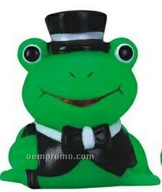 Mini Rubber High Society Frog Toy