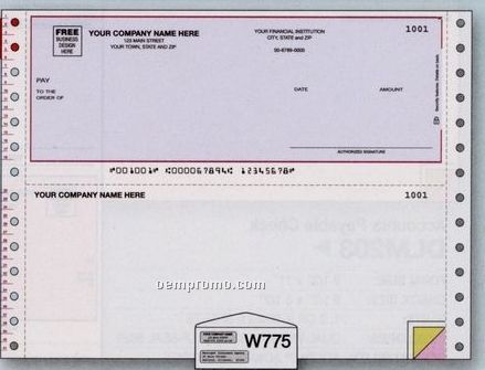 Multipurpose Check - Simply Accounting Compatible (2 Part)