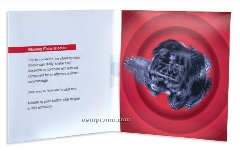 Sound, Light And Motion Greeting Card - Vibrating Motor Module
