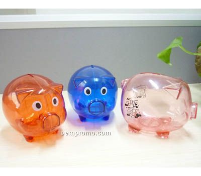Transparent Piggy Banks