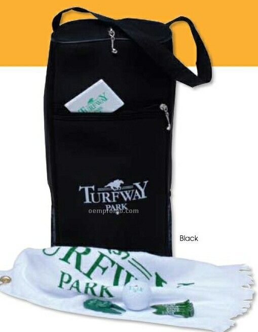 Golf Shoe Bag Tournament Pack W/ Authoritee Golf Ball