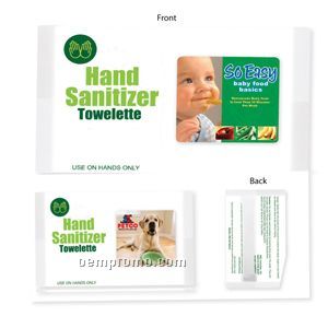 Hand Sanitizer Towelettes (23 Hour Service)