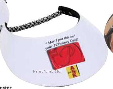 Heat Transfer Visor With Coil Cord