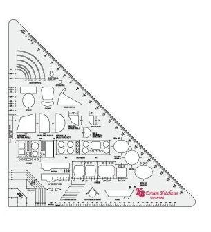 Kitchen And Bath Triangle Measuring Device (0.30)