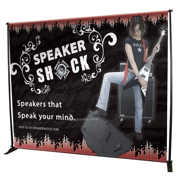 Exhibitor Promoter Banner Display Kit W/ Carry Case 10'
