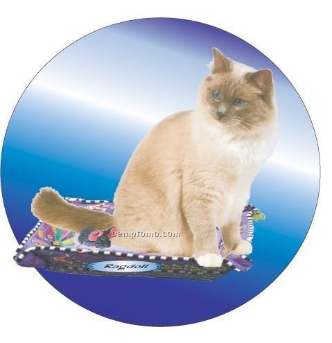 Ragdoll Cat Acrylic Coaster W/ Felt Back