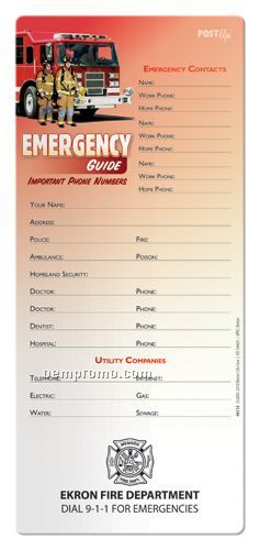 Post Ups Brochure -emergency Guide