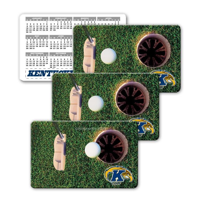 Calendar Card Wallet Size Lenticular Golf Animation Effect (Custom)