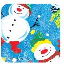 Frosty Friends Stock Design Gift Wrap Roll W/ Cutter Box
