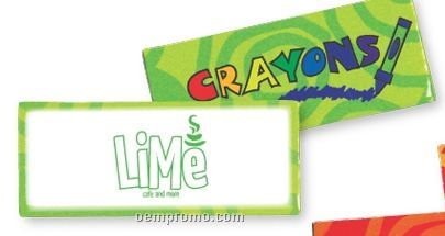 Green 4 Pack Standard Crayons (Imprinted)