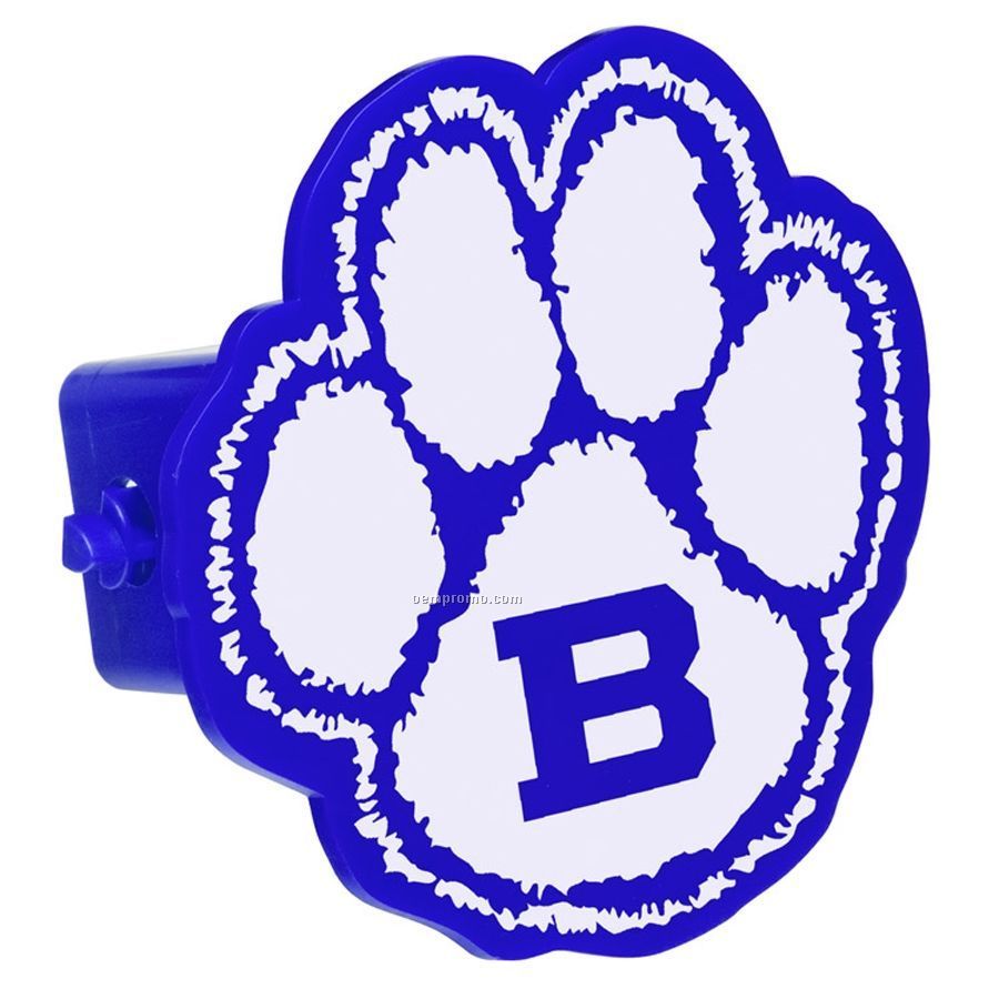Paw Print ABS Plastic Hitch Cover (5")
