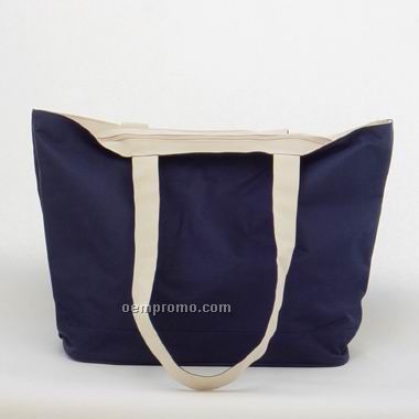 Polyester Tote Bag W/ Easy Care Fabric