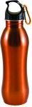 24 Oz. Amber Summit Stainless Steel Wide Mouth Bottle W/Carabineer