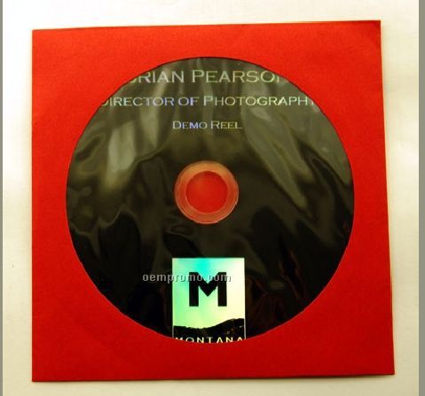 DVD Replication In Red Paper Sleeve (DVD 5)