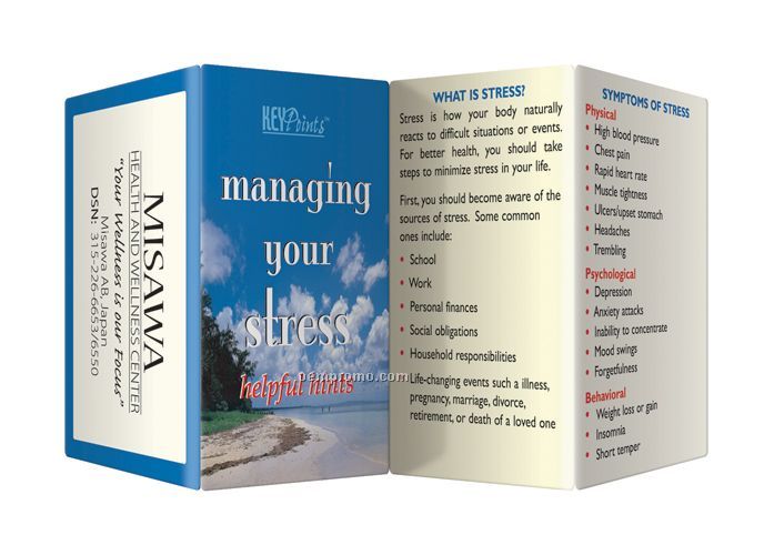 Key Points Brochure - Managing Your Stress - Helpful Hints