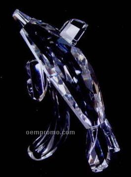 Optic Crystal Dolphin Figurine